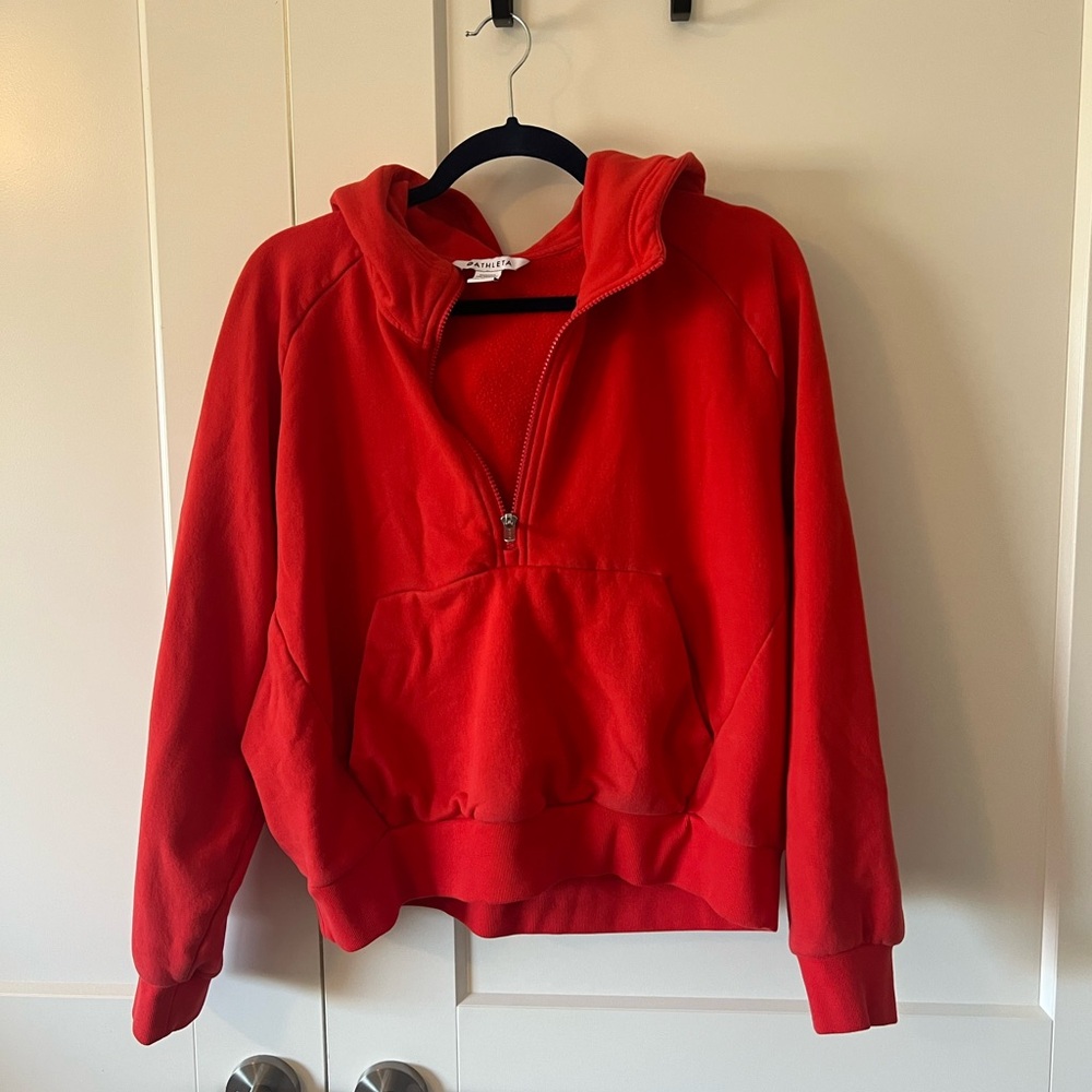 Athleta Forever Fleece 1/2 Zip Hoodie